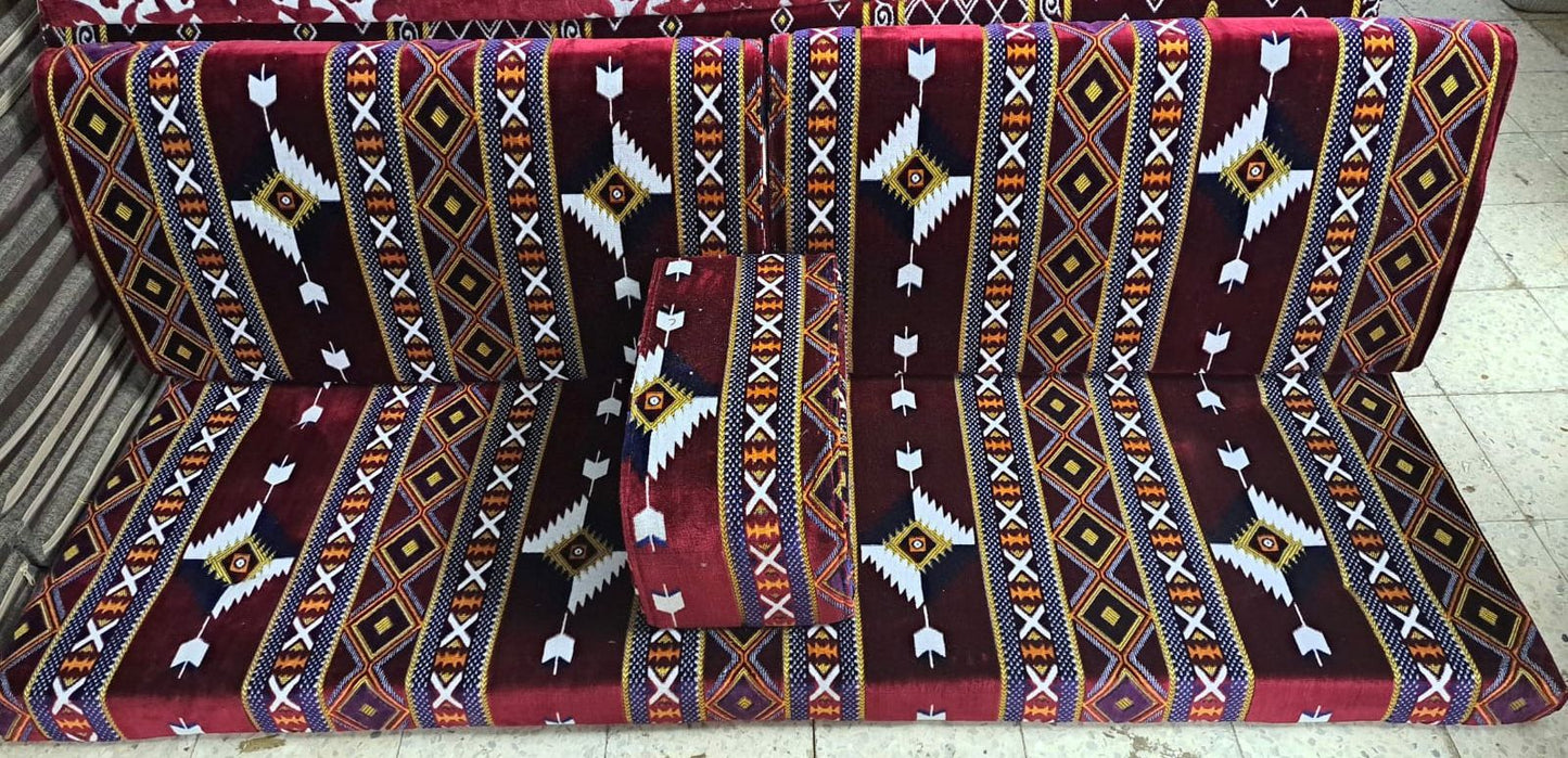 Arabic Sofa - Red Jalsaat