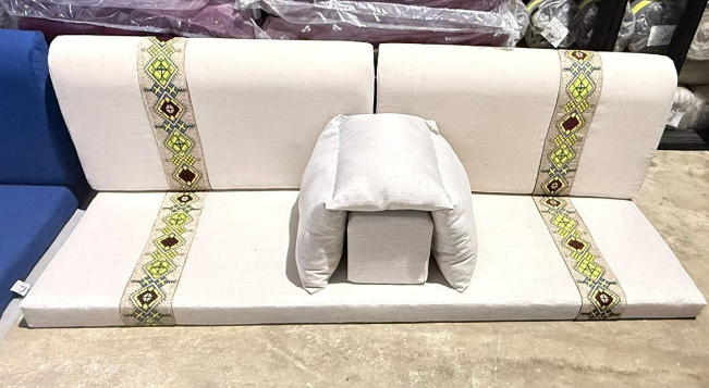 Arabic Sofa - White Jalsaat #2